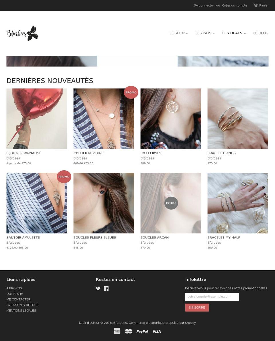 bforbees.com — Shopify storefront screenshot