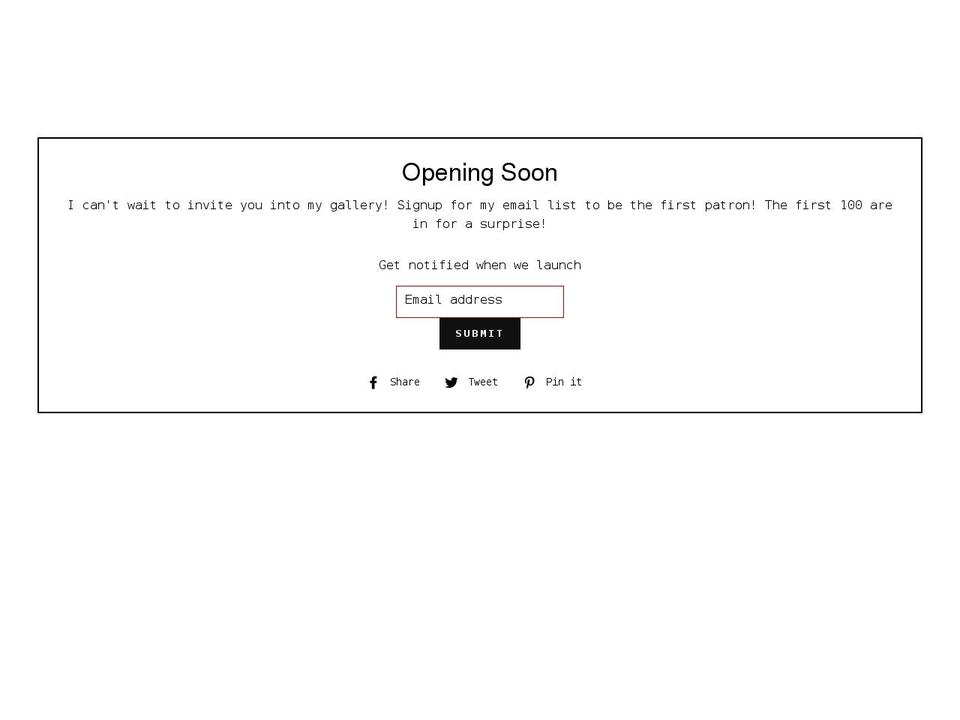 bgart.gallery shopify website screenshot