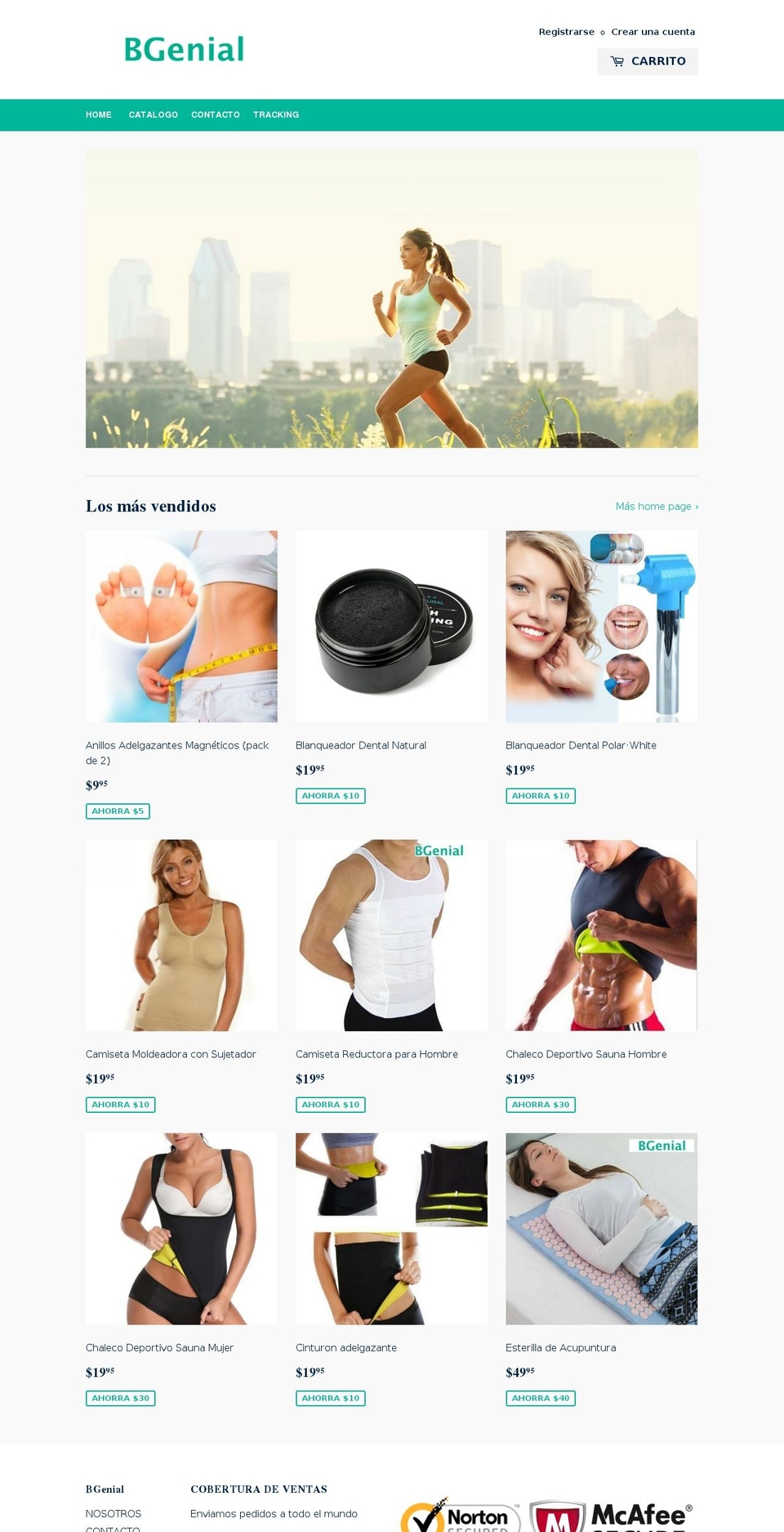 bgenial.com — Shopify storefront screenshot