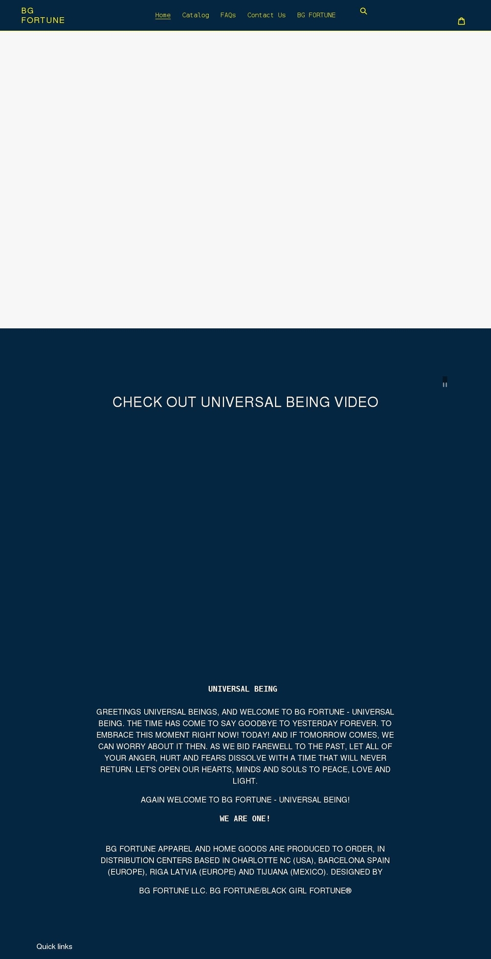 bgfortune.com shopify website screenshot