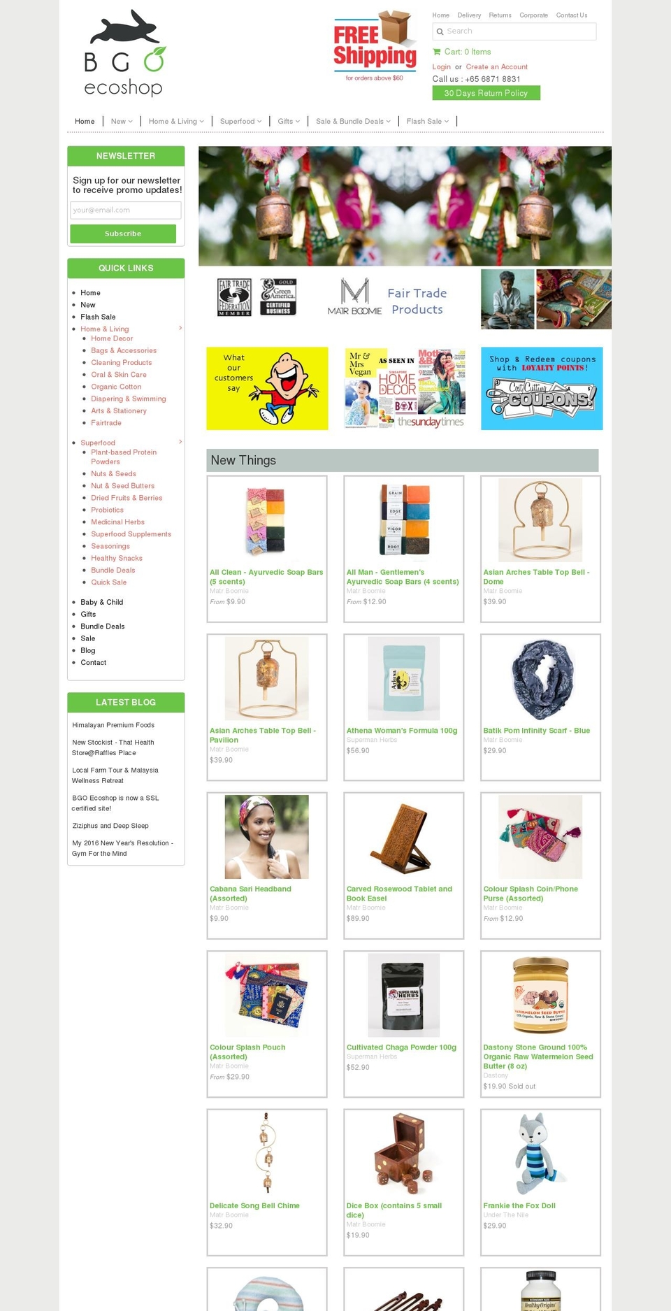 bgoecoshop.com shopify website screenshot