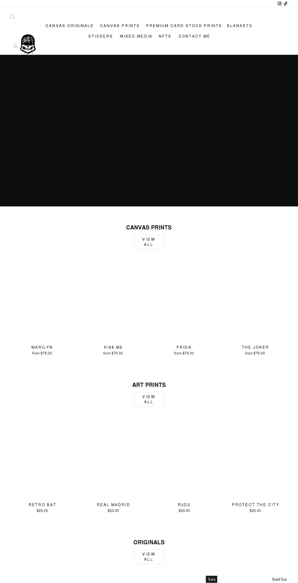 bgpaints.com — Shopify storefront screenshot