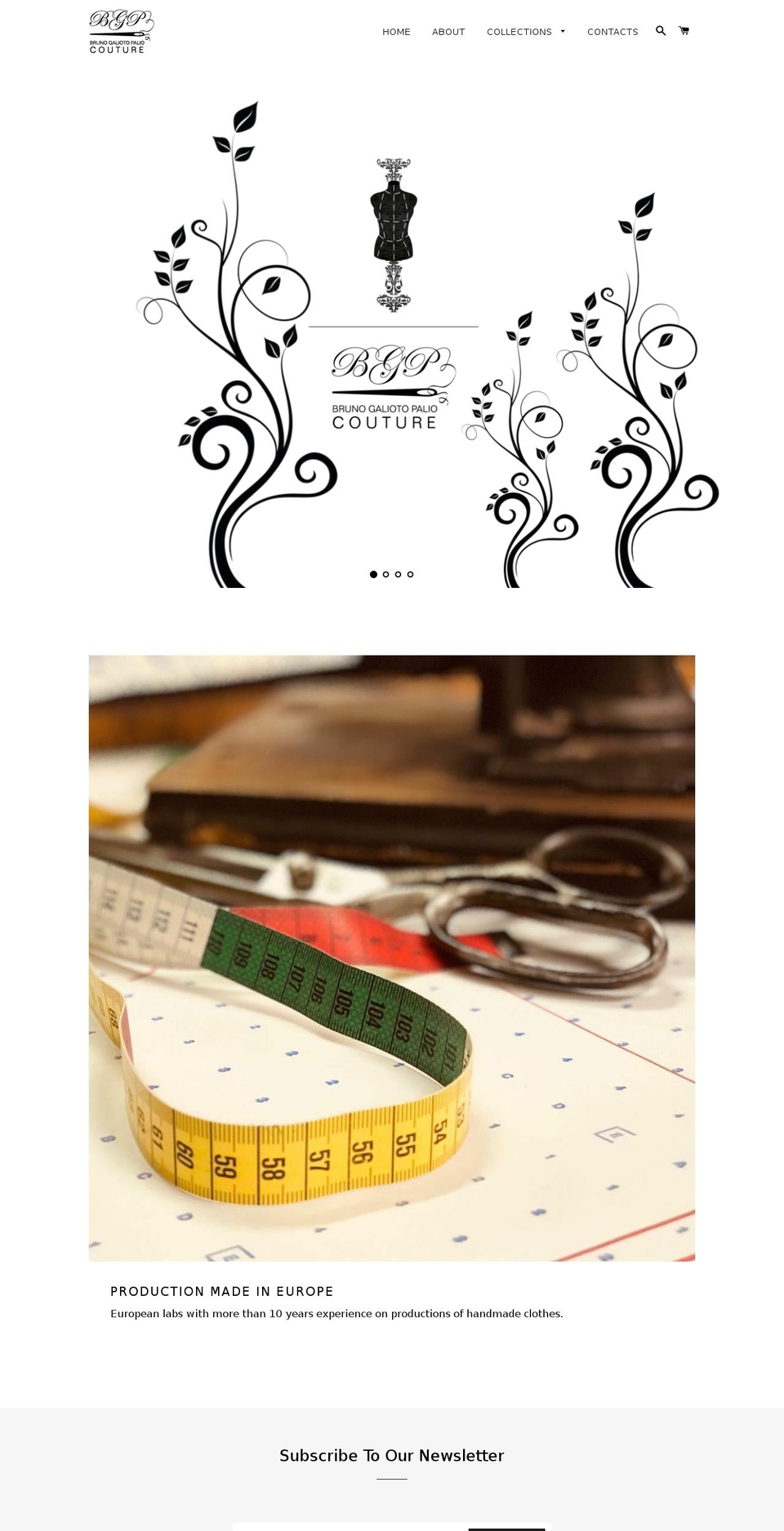 bgpcouture.com — Shopify storefront screenshot