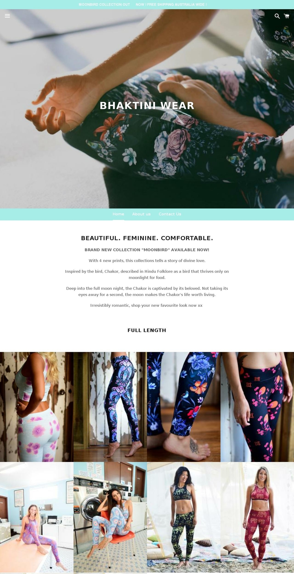 bhaktini.com shopify website screenshot