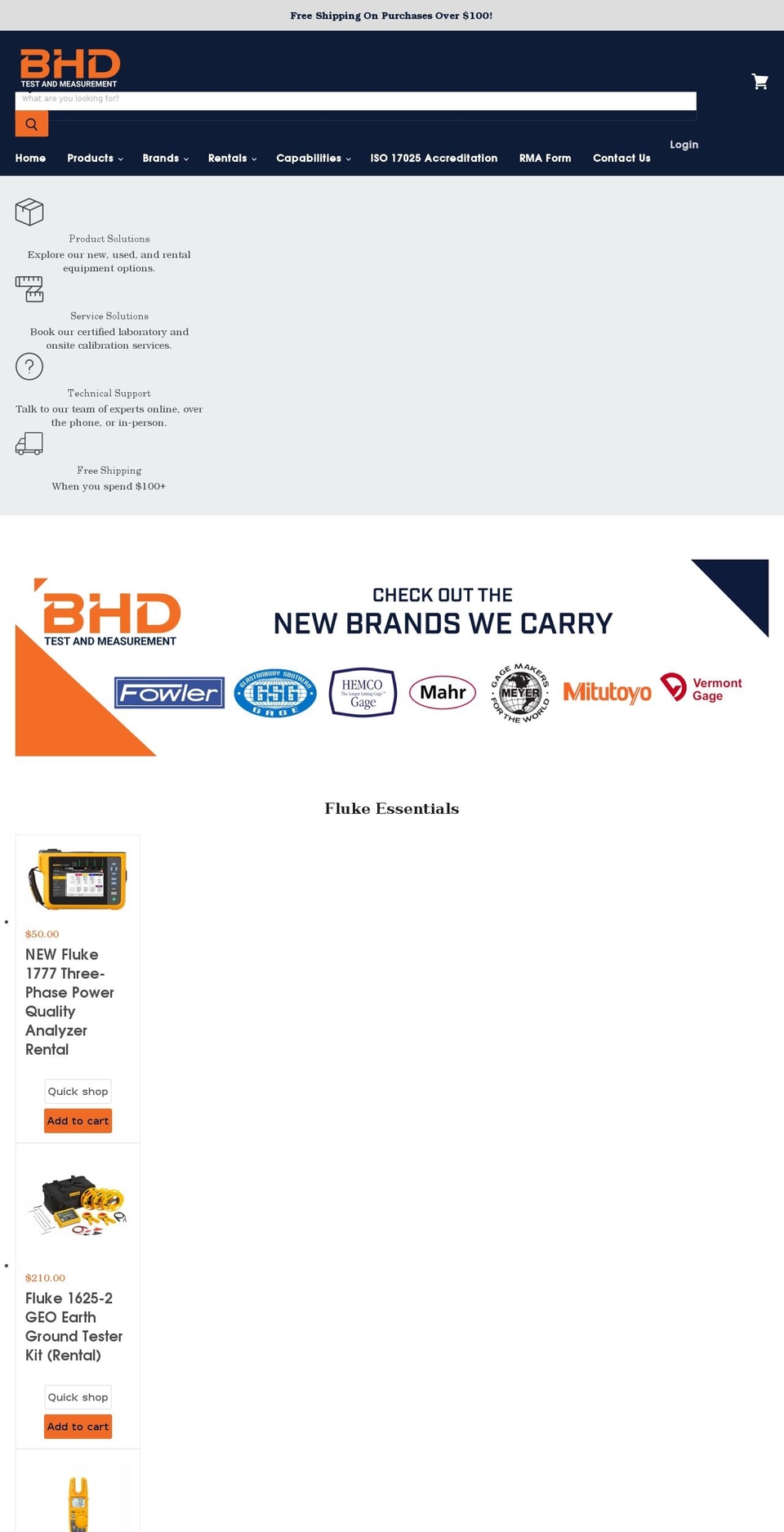 bhdtm.com shopify website screenshot