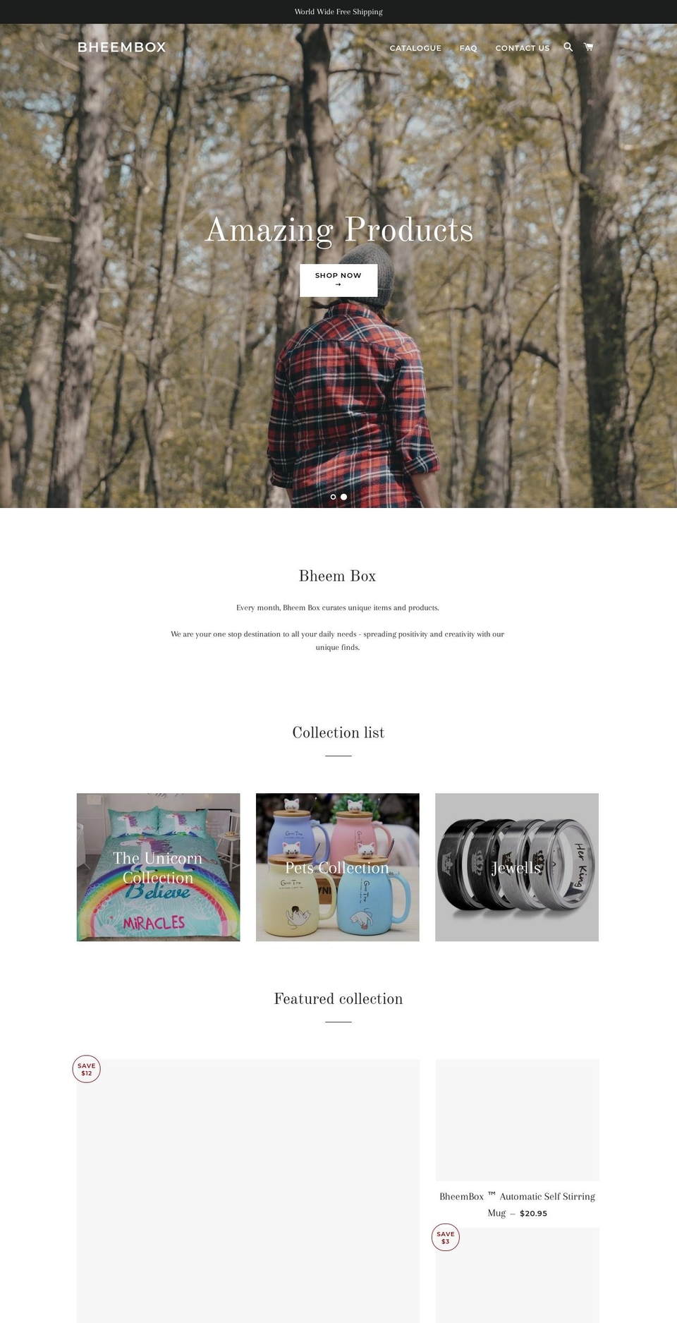 bheembox.com — Shopify storefront screenshot