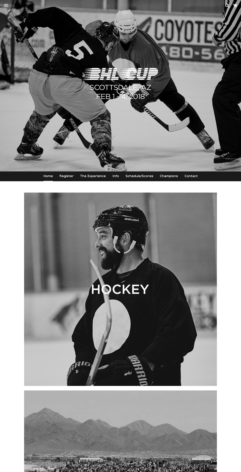 bhlcup.com shopify website screenshot