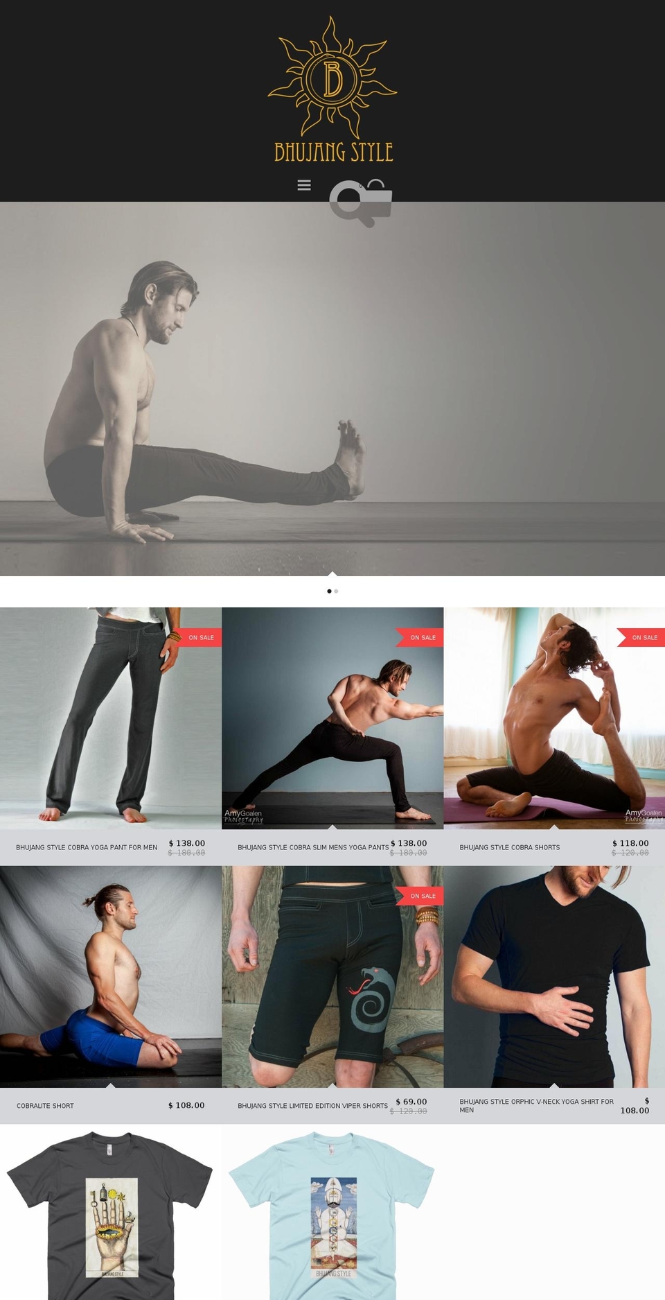 bhujang.com shopify website screenshot