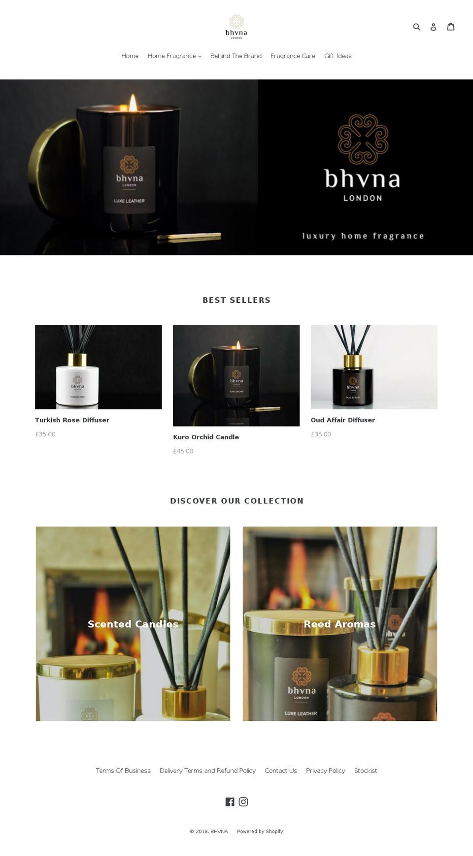 bhvna.com — Shopify storefront screenshot