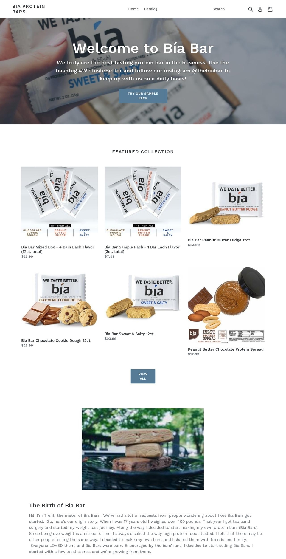 biabar.com shopify website screenshot