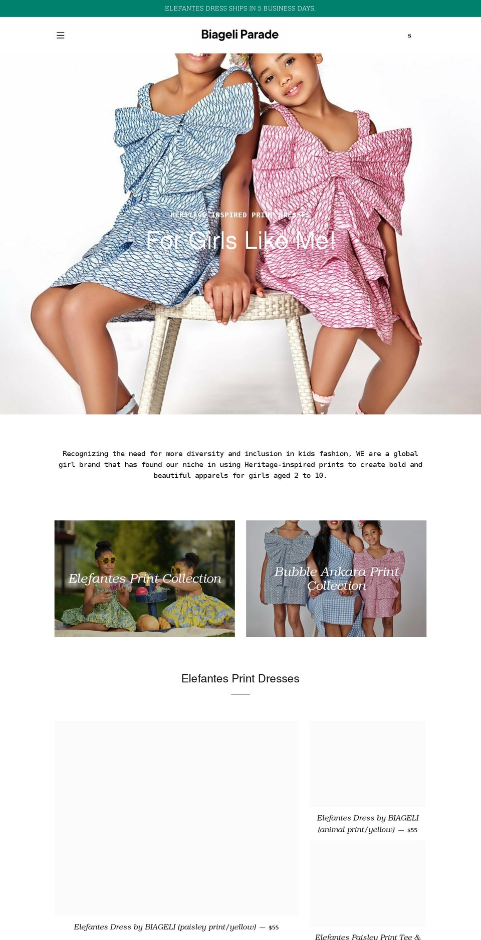 biageliparade.com shopify website screenshot