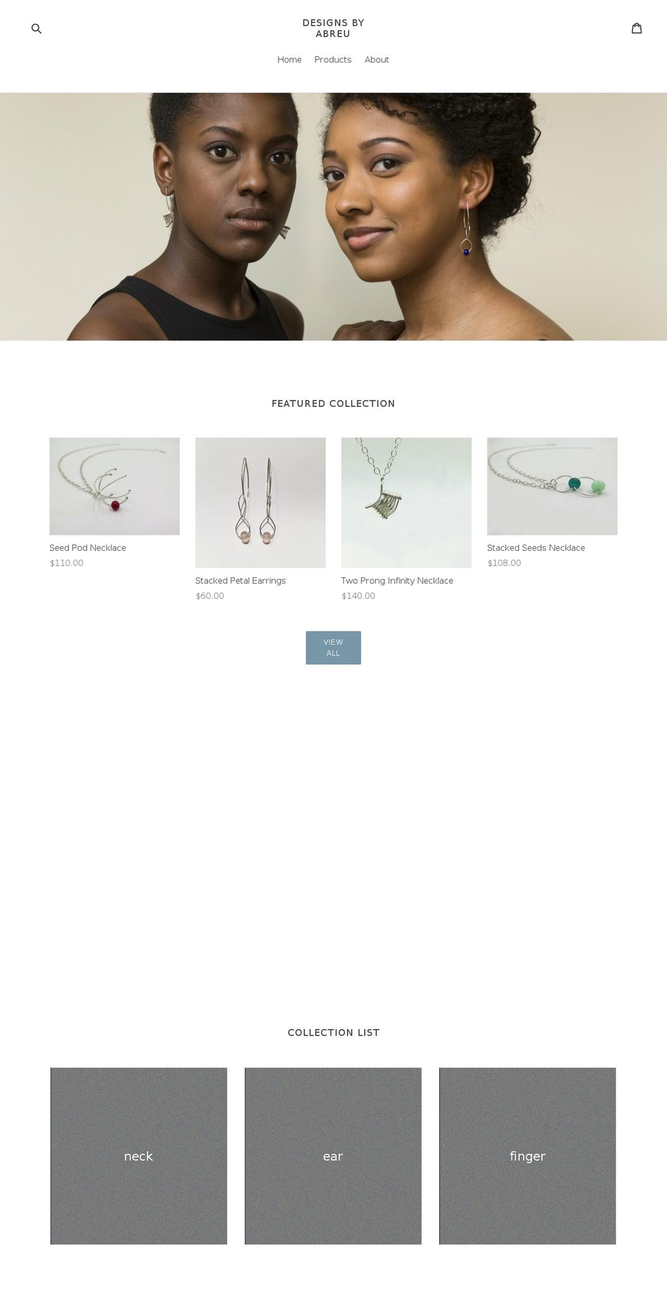 biancaabreu.com shopify website screenshot