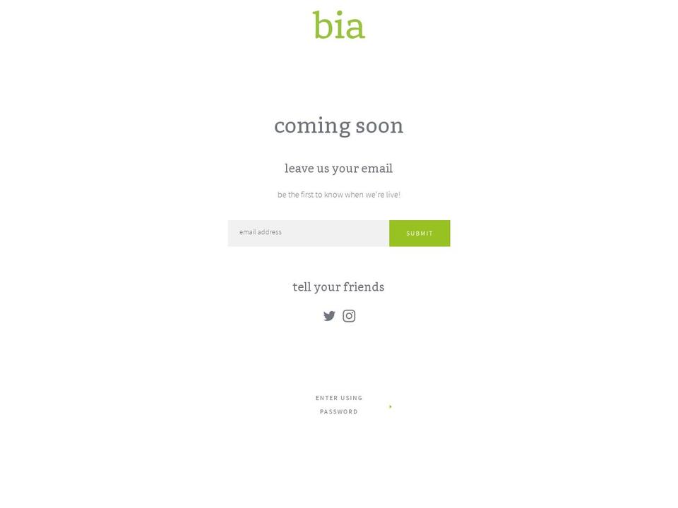 bianutrition.com — Shopify storefront screenshot