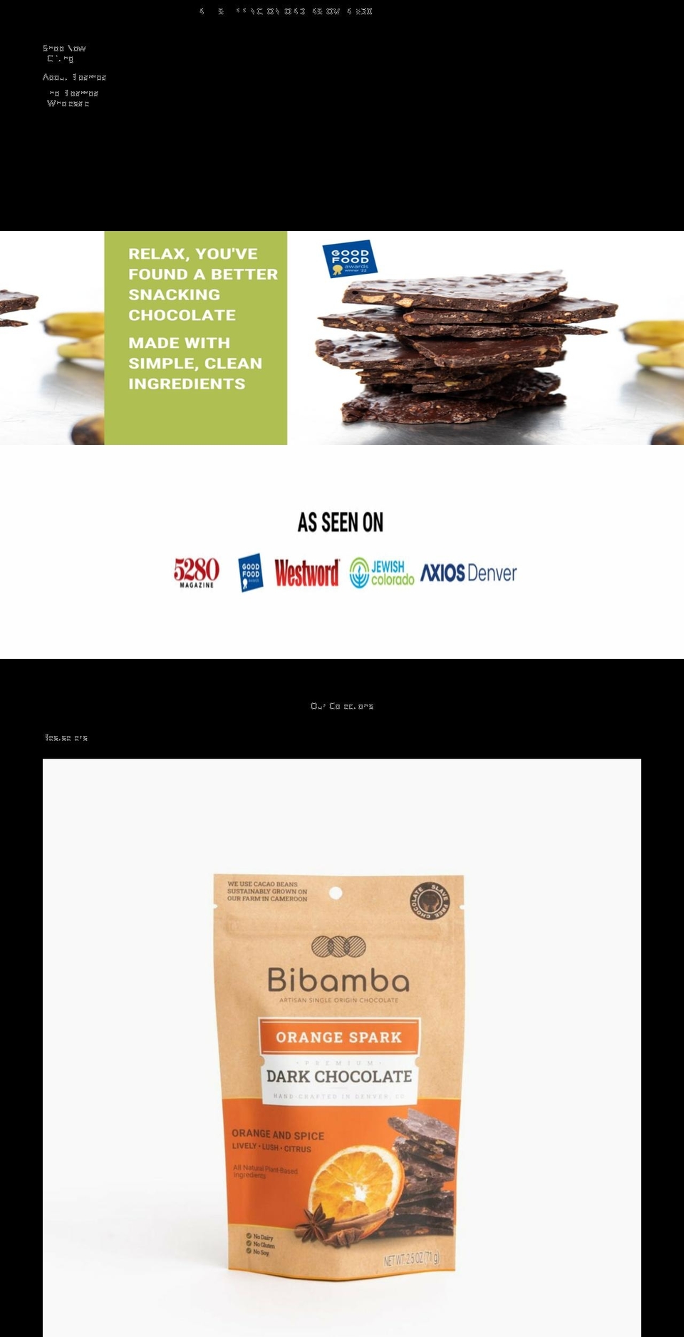 bibamba.com shopify website screenshot