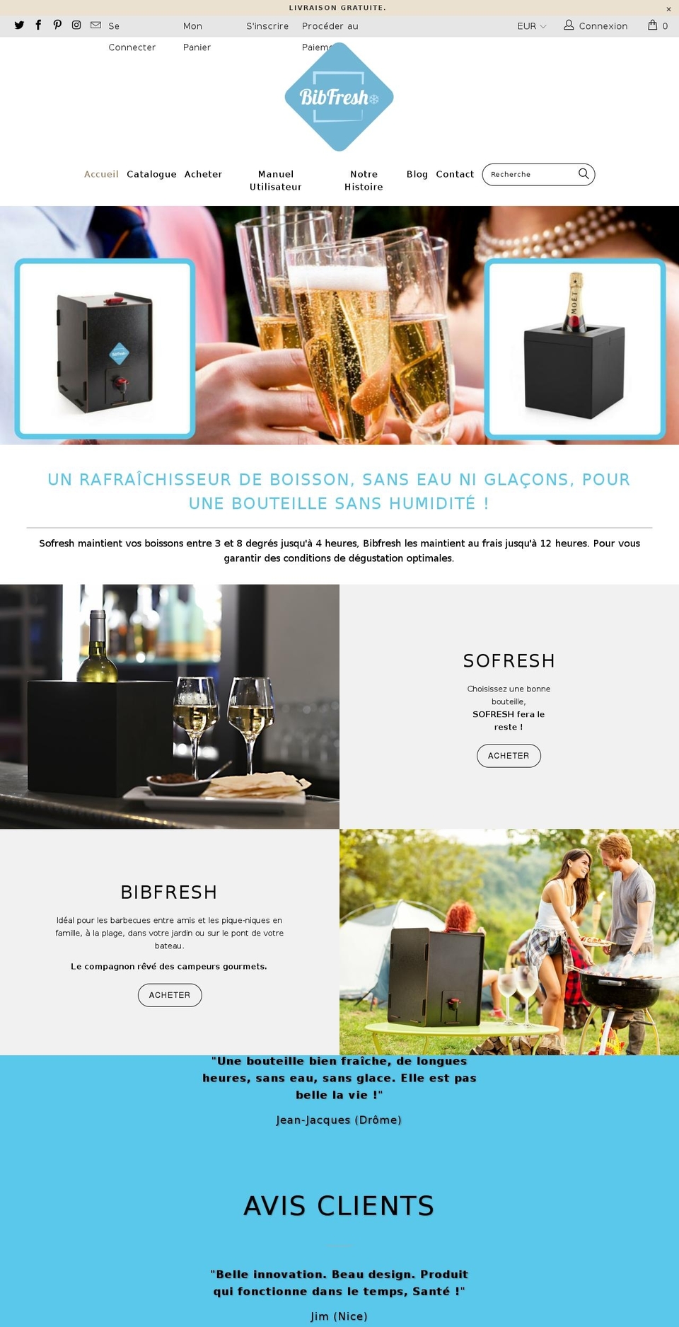 theme-turbo-1 Shopify theme site example bibfresh.fr