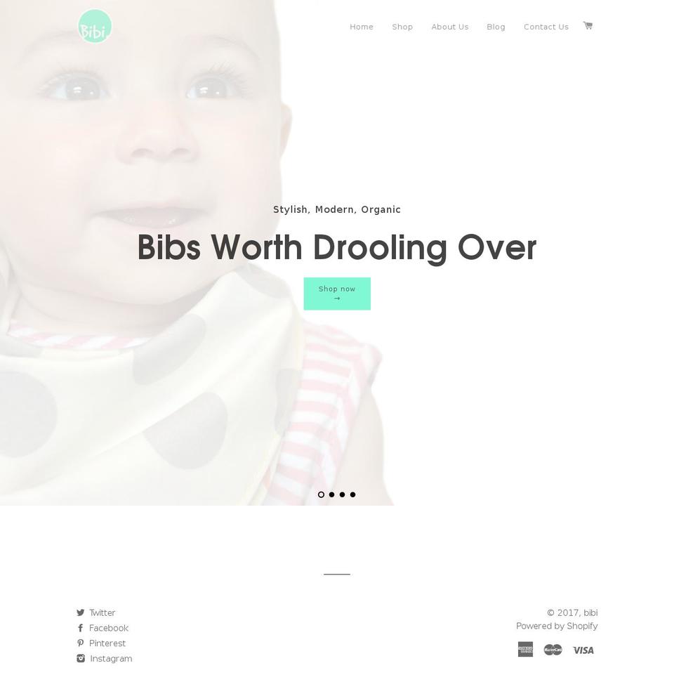 bibibib.com shopify website screenshot
