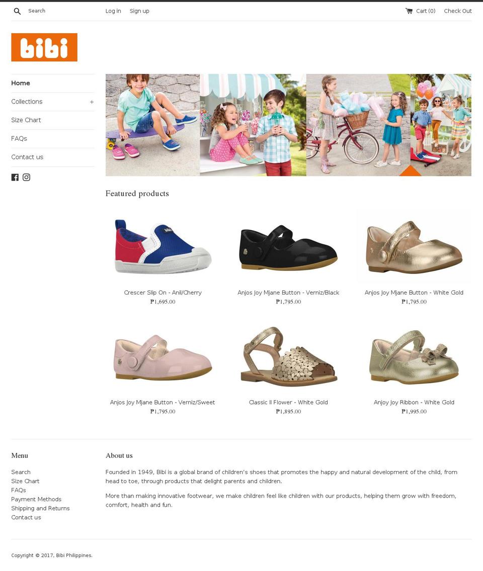 bibiphilippines.com shopify website screenshot