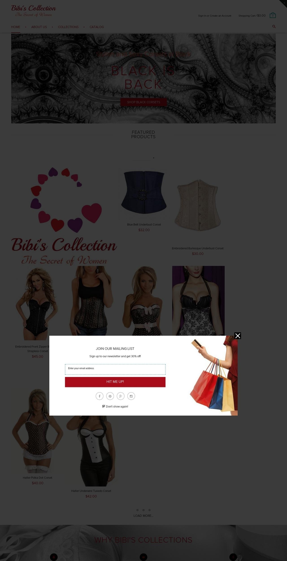 bibis-collections.com — Shopify storefront screenshot