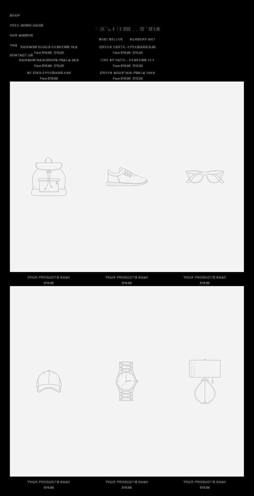 bibleartforyou.com shopify website screenshot