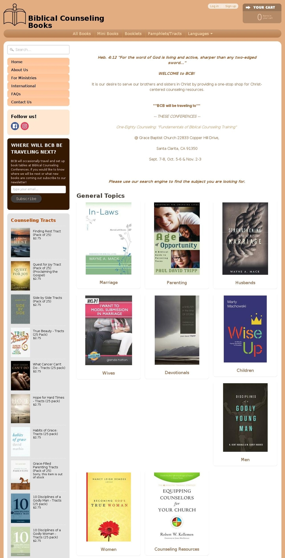 biblicalcounselingbooks.com shopify website screenshot