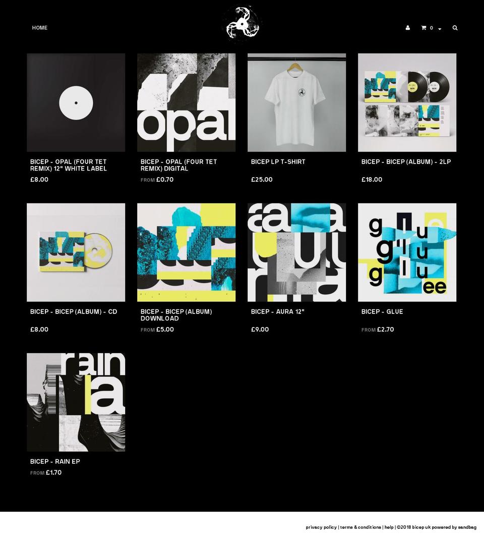bicep-uk.myshopify.com shopify website screenshot