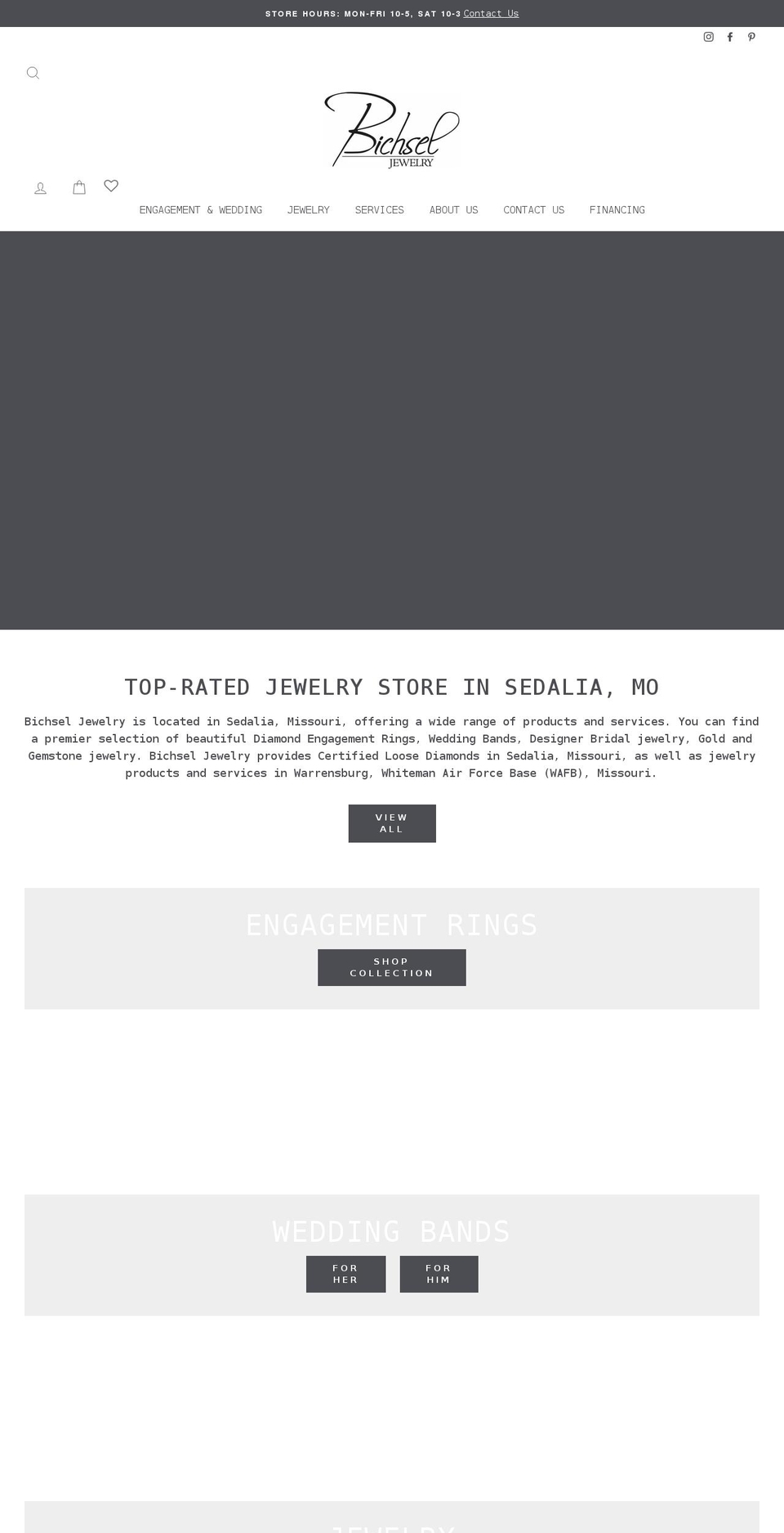 bichseljewelry.com shopify website screenshot