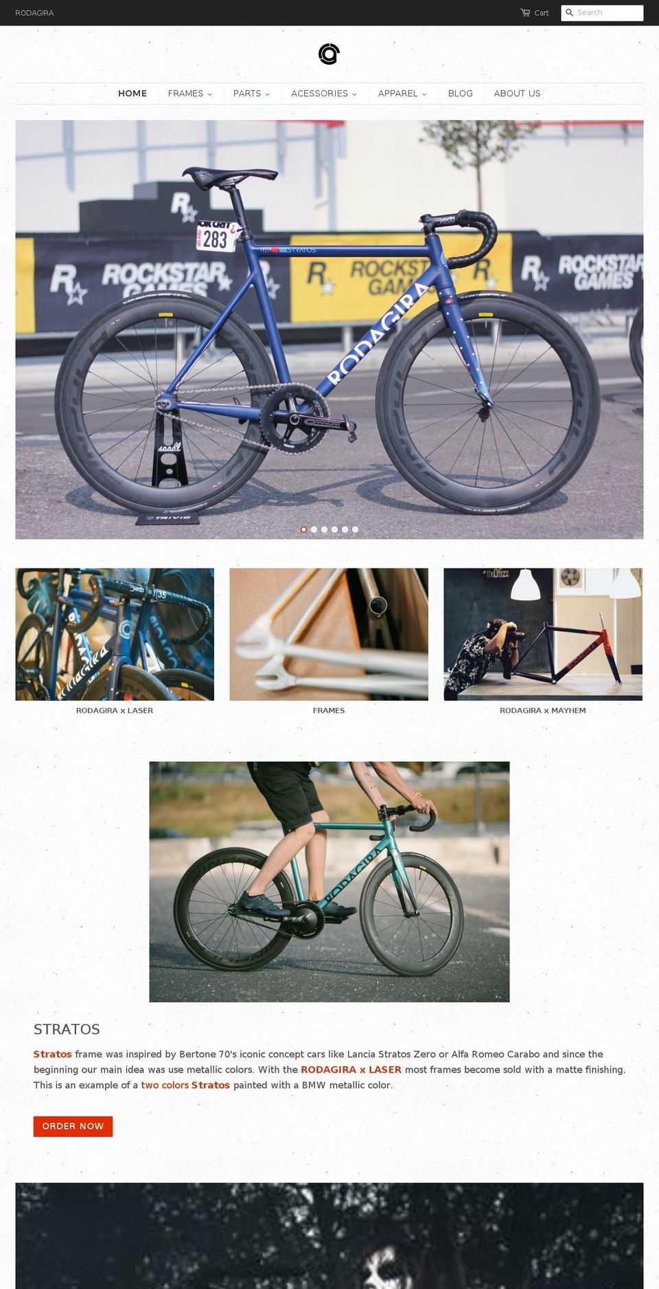 bicirodagira.com — Shopify storefront screenshot