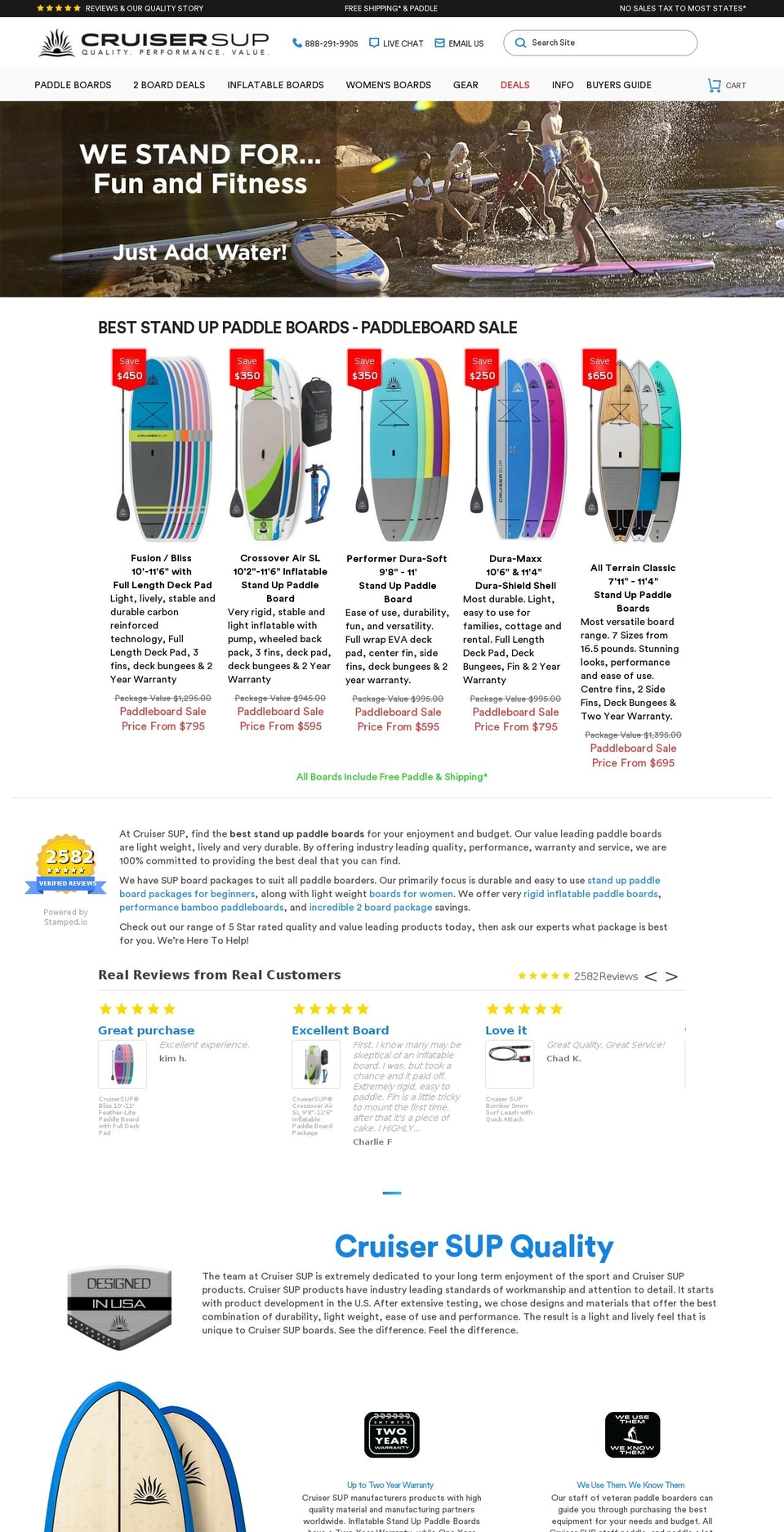 Cruiser SUP - Non Guru Template Shopify theme site example bicwindsurfing.com