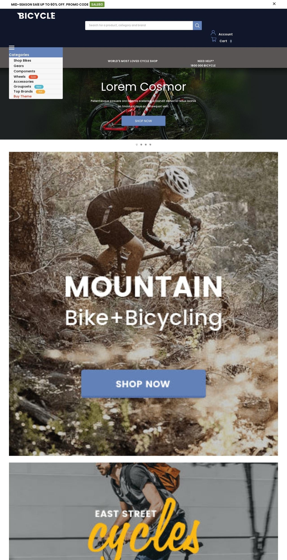 Bicycle--sections-ready Shopify theme site example bicycle-demo.myshopify.com