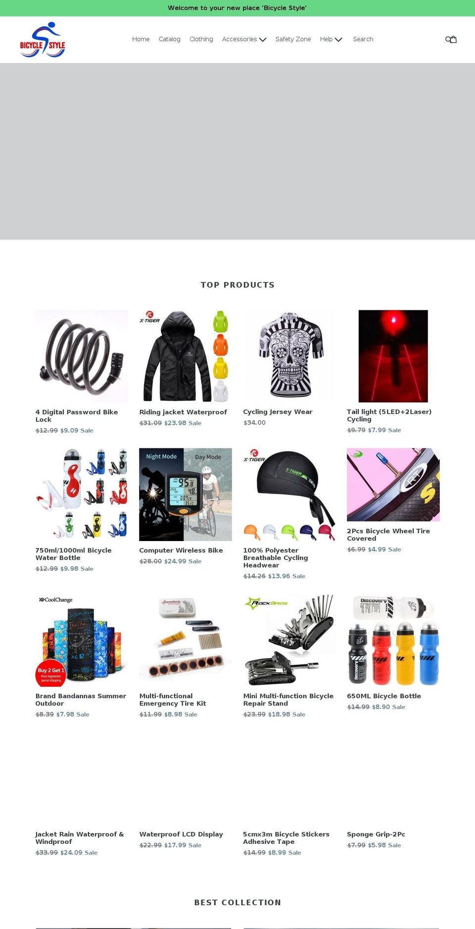 bicycle-online.com shopify website screenshot