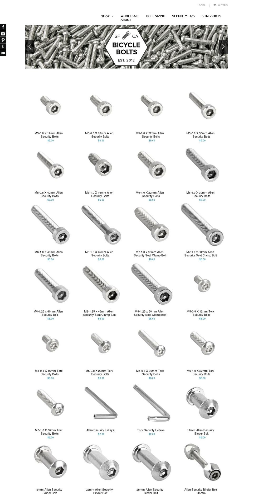 Copy of Custom  - OPT Shopify theme site example bicyclebolts.com