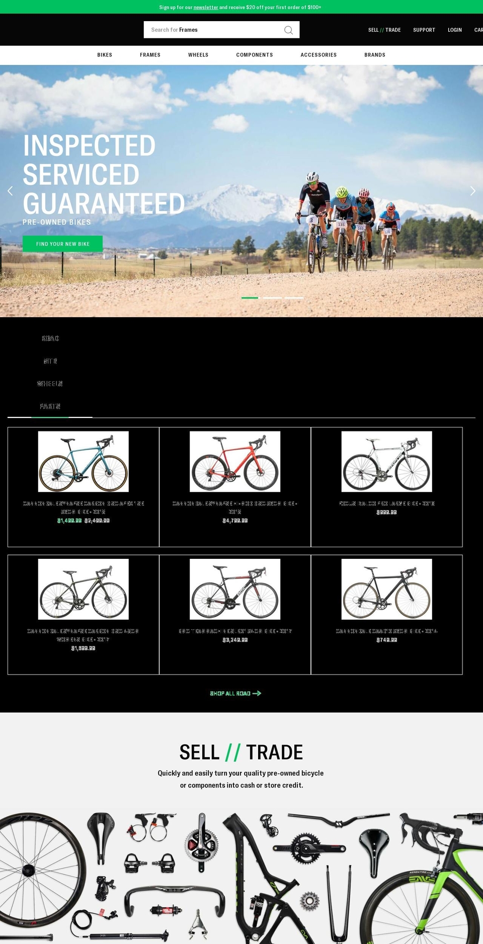 TPC - 2018 Shopify theme site example bicycleretailerexchange.com