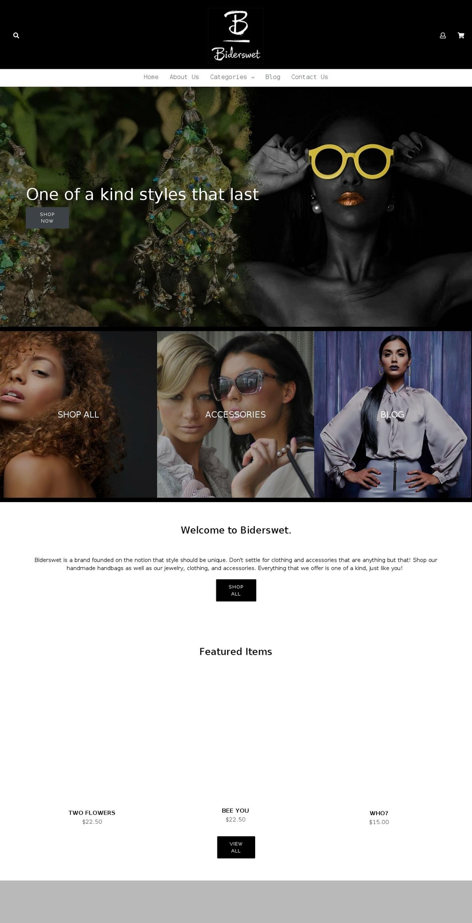 biderswet.com shopify website screenshot
