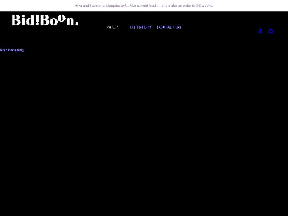 bidiboon.com shopify website screenshot