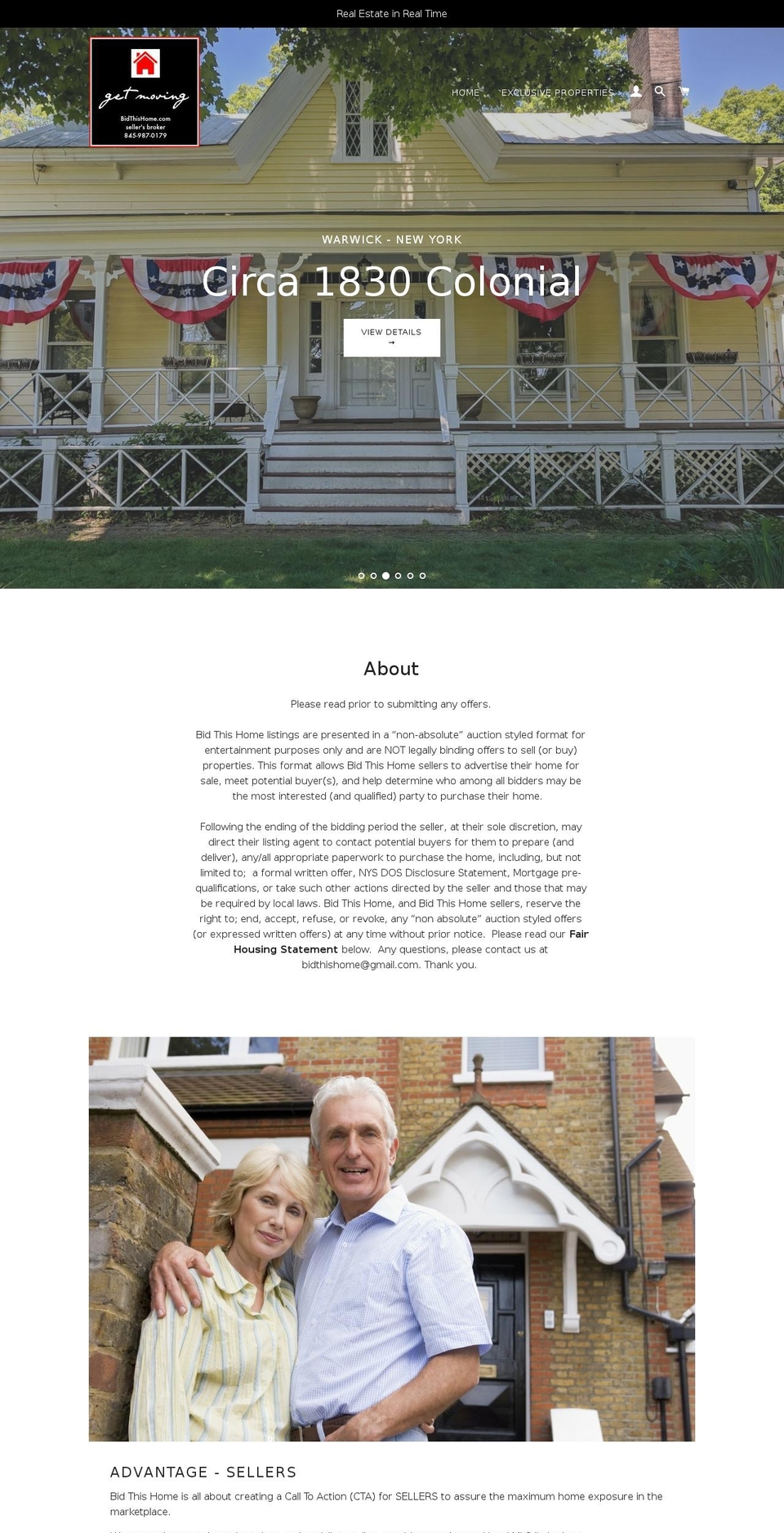 bidthishome.com — Shopify storefront screenshot