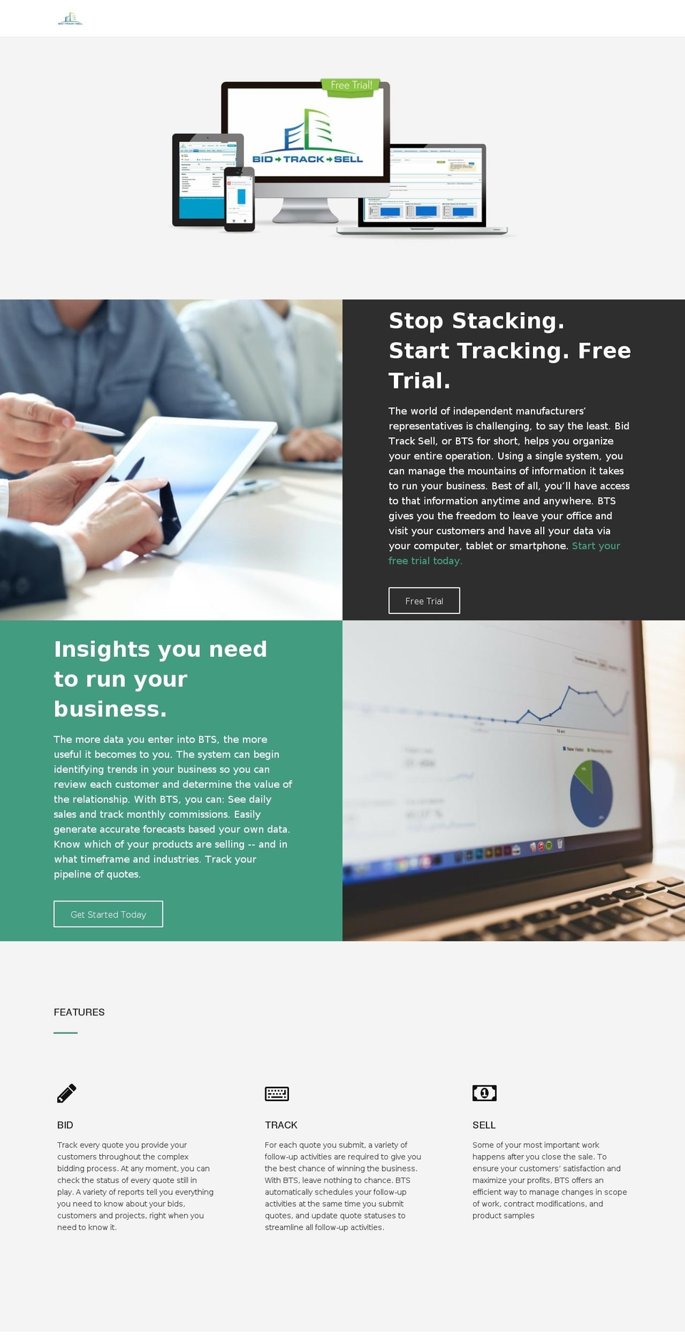 bidtracksell.com shopify website screenshot