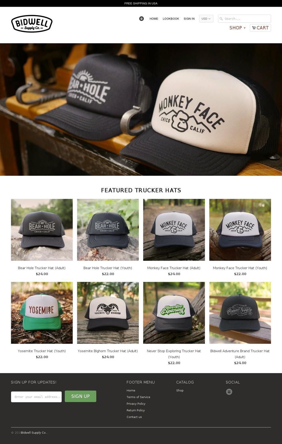bidwellsupply.com shopify website screenshot