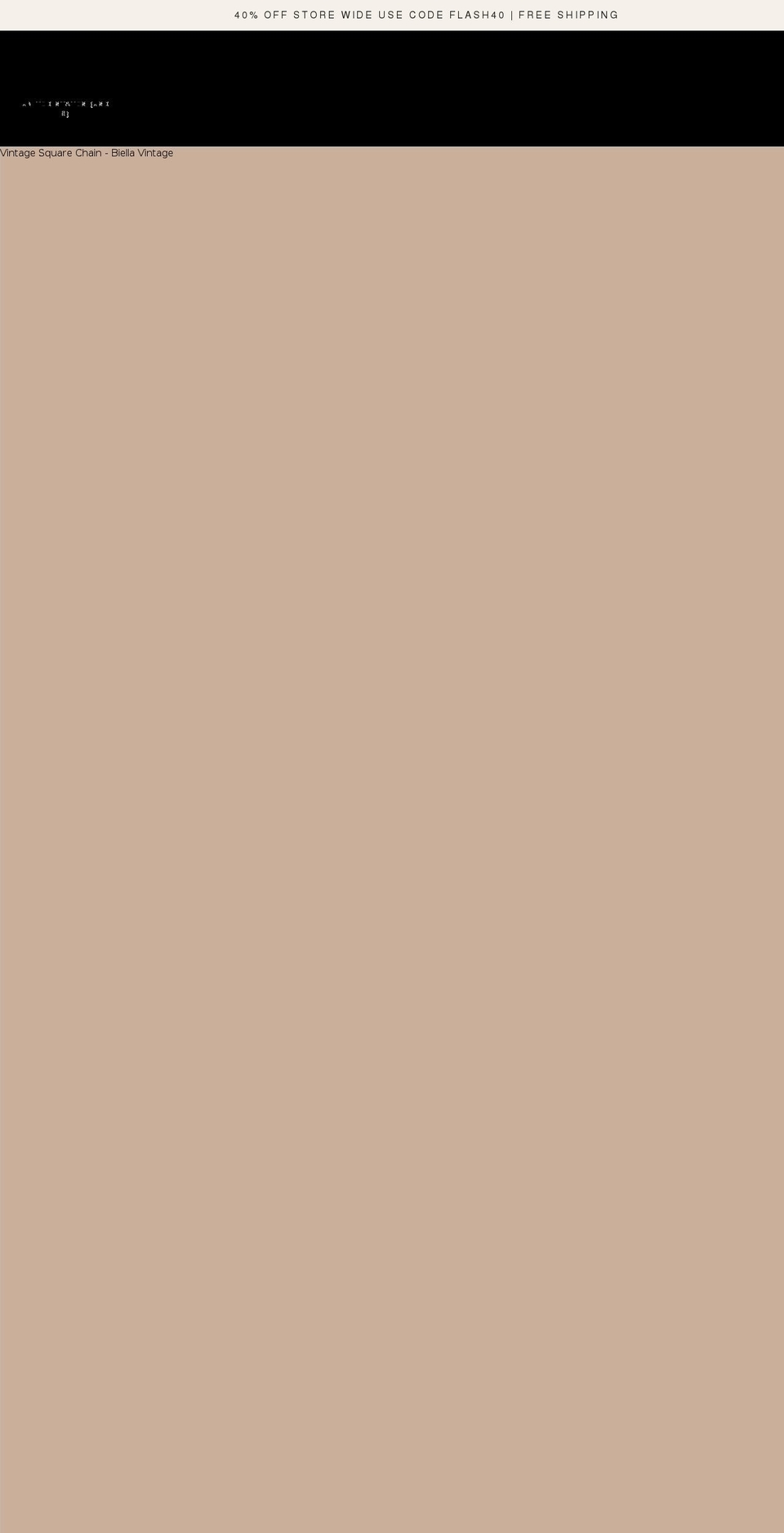 biellavintage.com — Shopify storefront screenshot