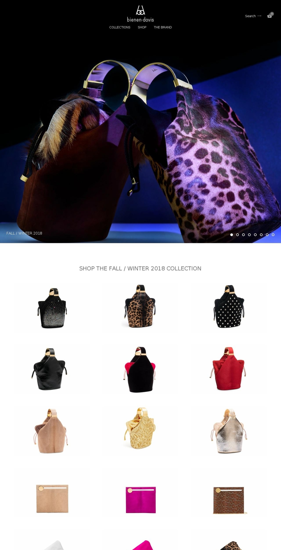 bienendavis.com — Shopify storefront screenshot