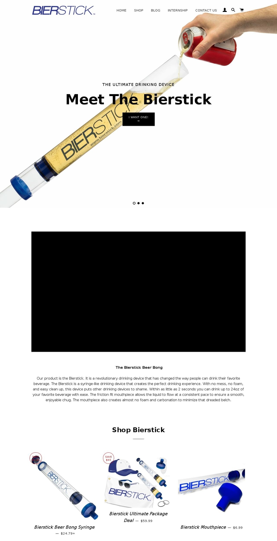 biergear.com — Shopify storefront screenshot