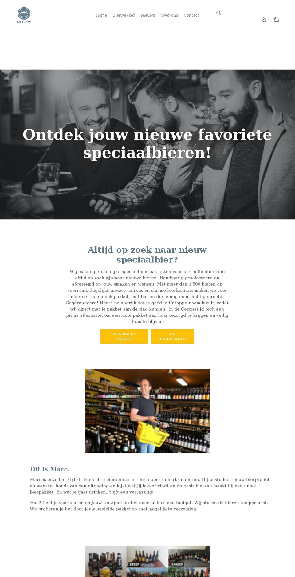 bierlokaal.com shopify website screenshot