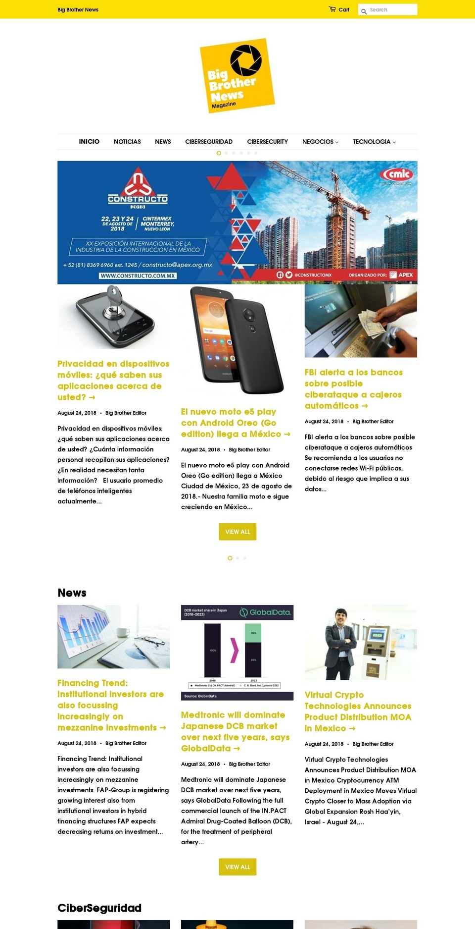 big-brother-news.com shopify website screenshot