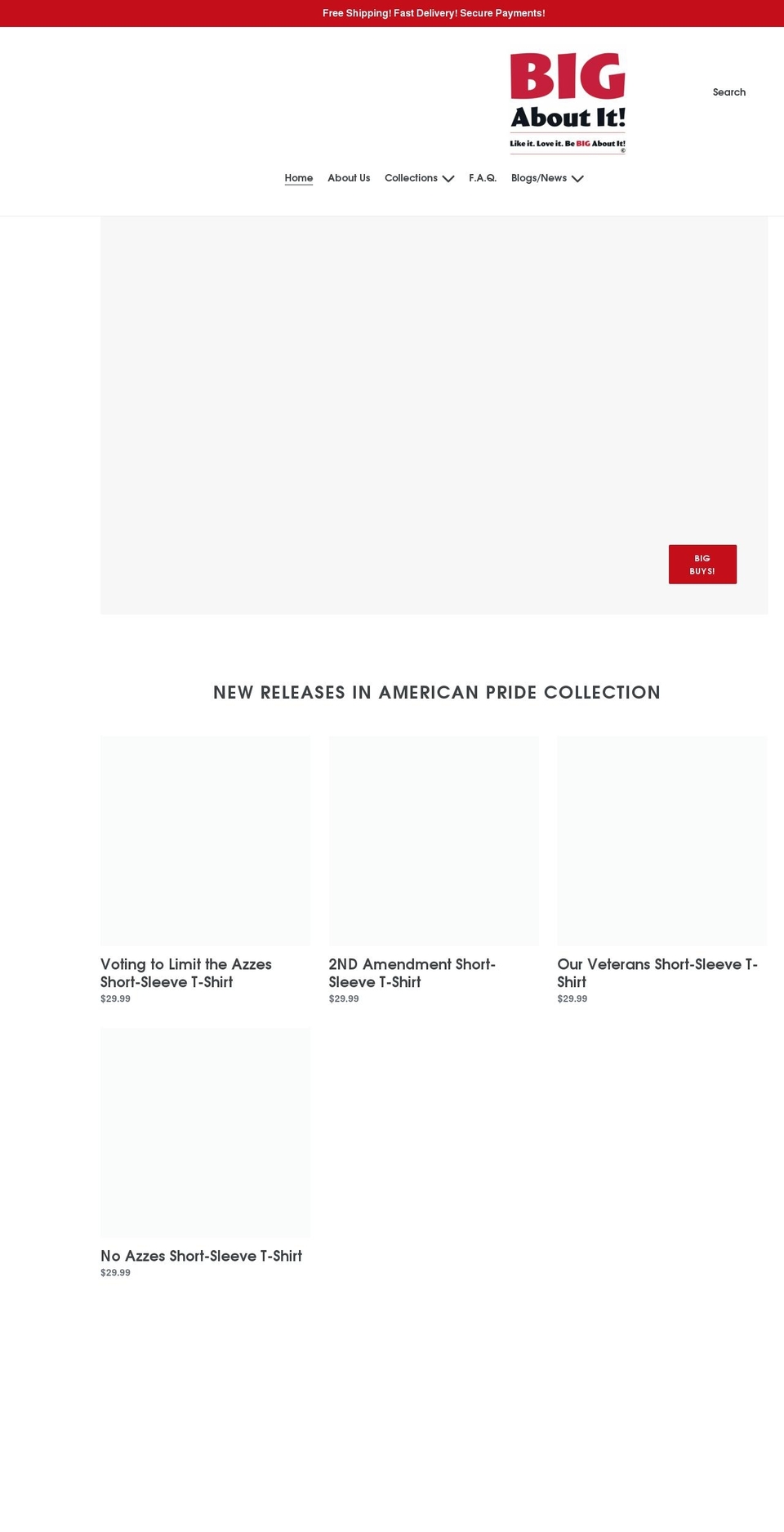 bigaboutit.com shopify website screenshot