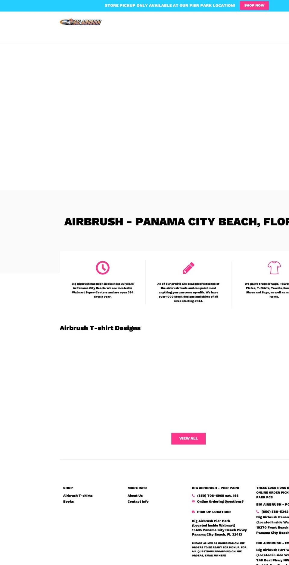 bigairbrush.com shopify website screenshot