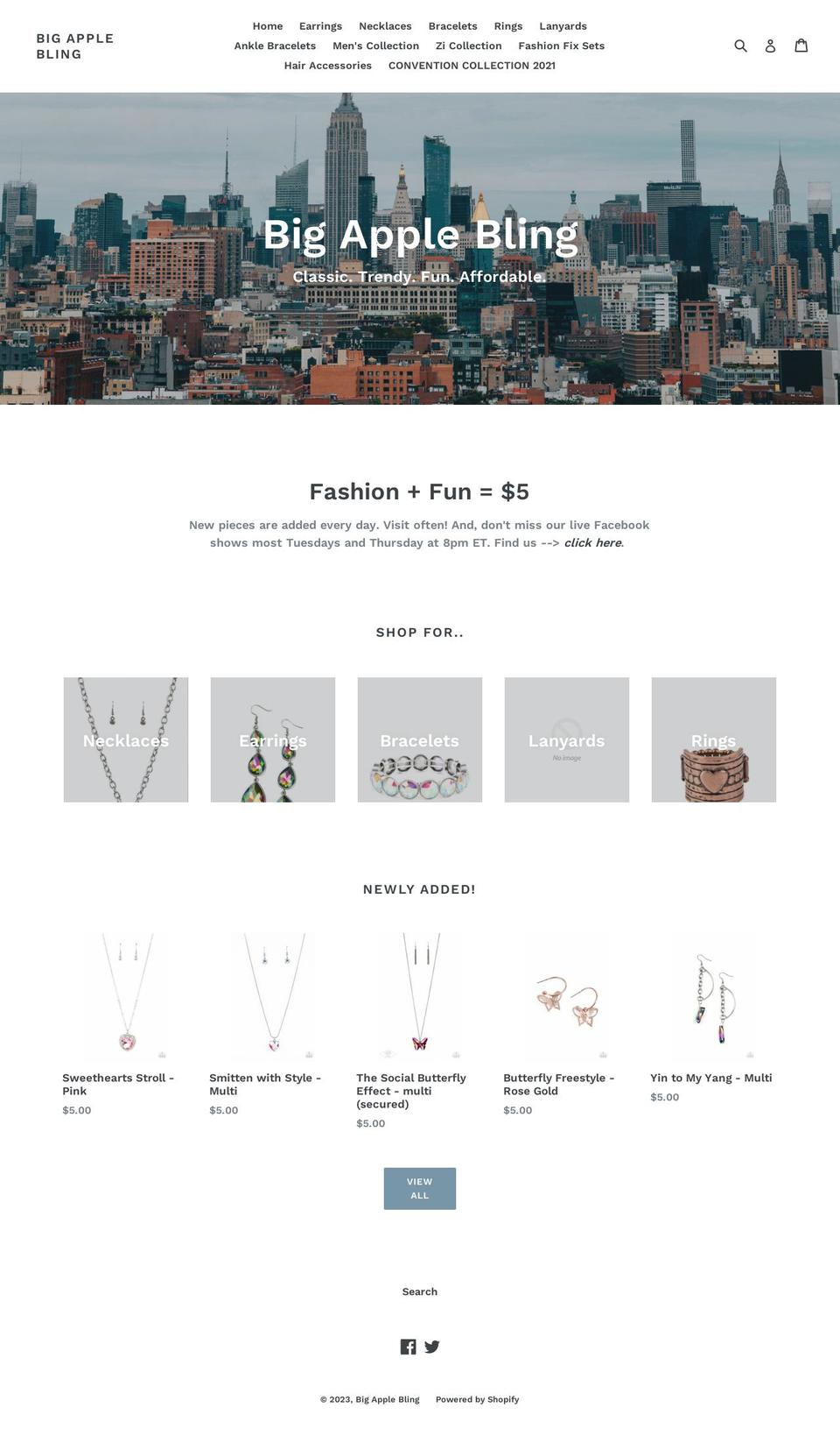 bigapplebling.com shopify website screenshot