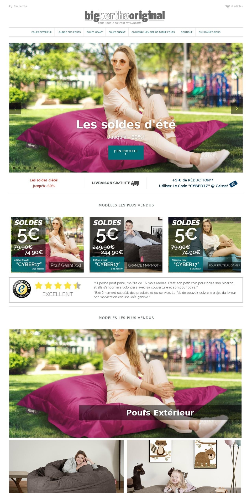 bigberthaoriginal.fr shopify website screenshot