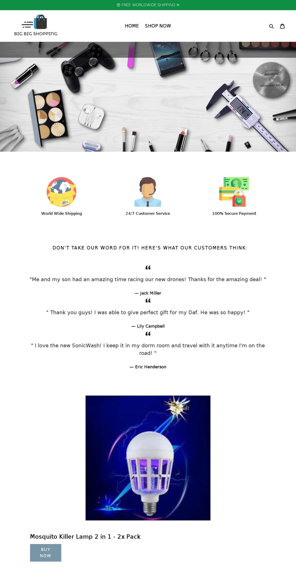 bigbigshopping.com — Shopify storefront screenshot