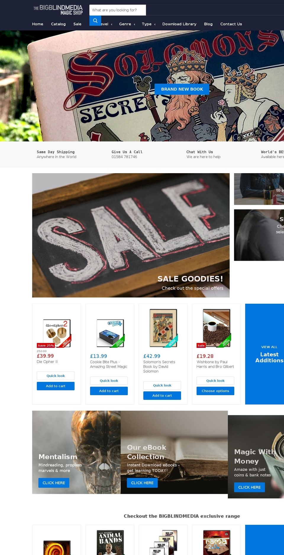 bigblindmediausa.com — Shopify storefront screenshot