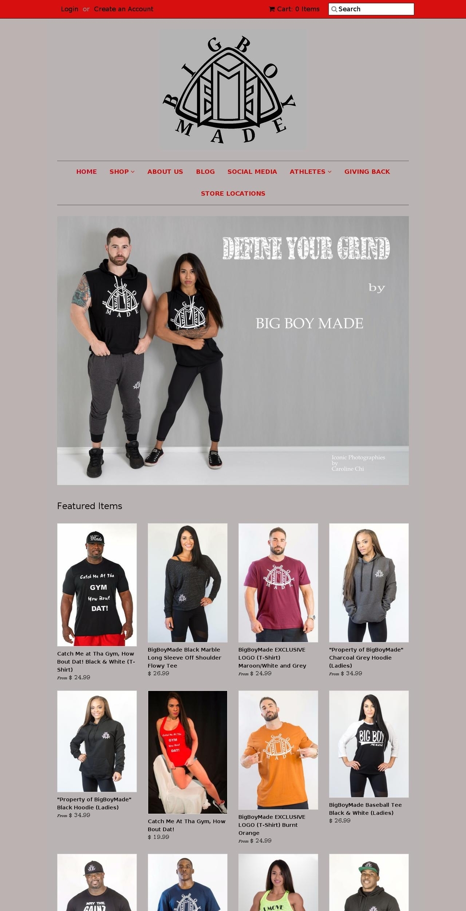 bigboymade.com shopify website screenshot