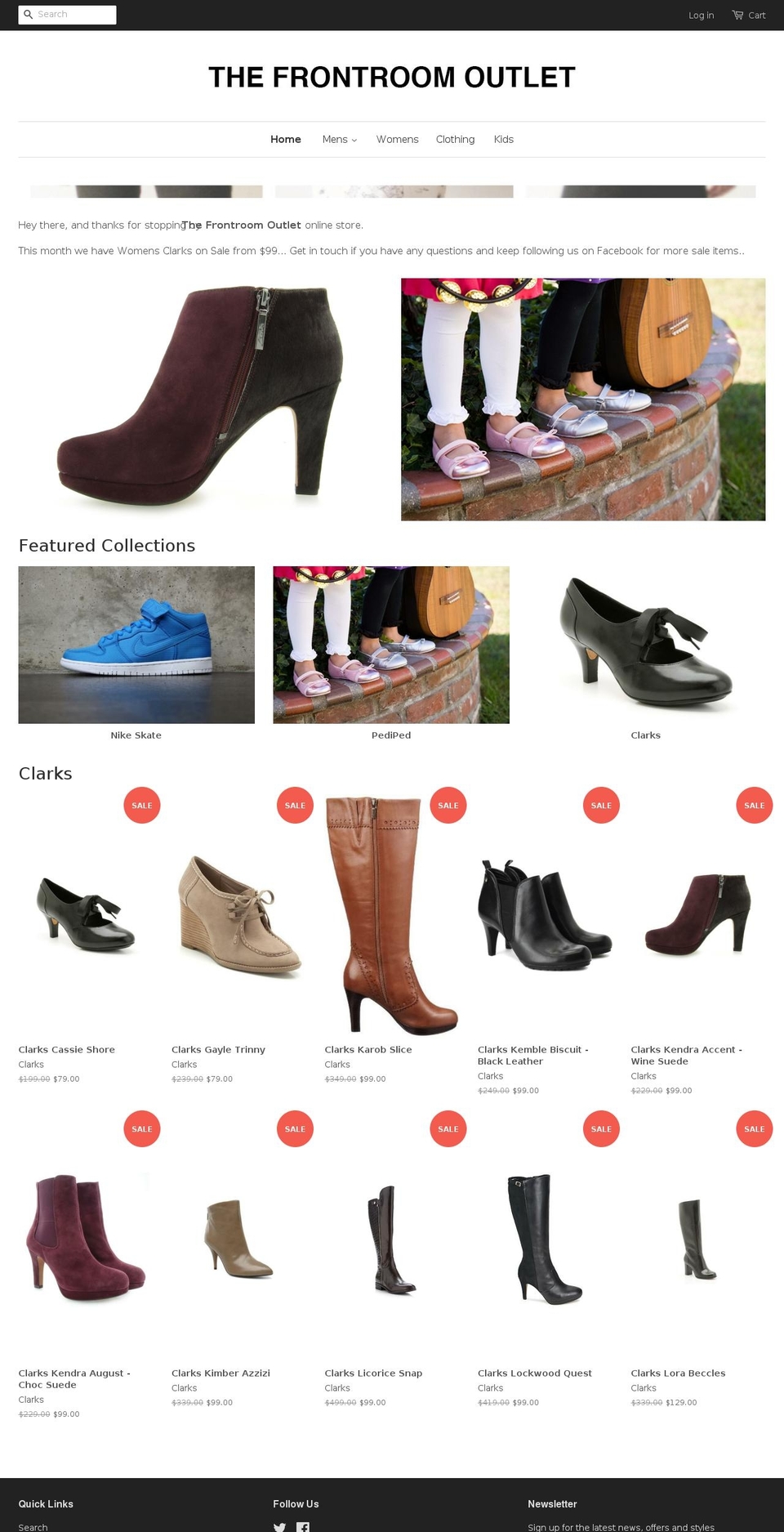 bigbrandshoes.org shopify website screenshot